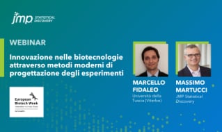 Innovazione nelle biotecnologie attraverso metodi moderni di progettazione degli esperimenti