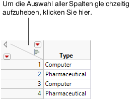 Deselecting Columns