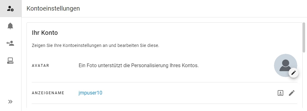 Ihr Profilbild oder Ihren Anzeigenamen bearbeiten