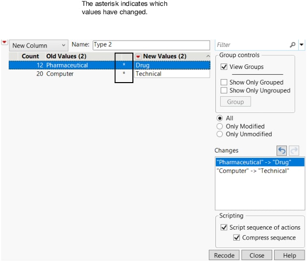 Recode Data in a Column