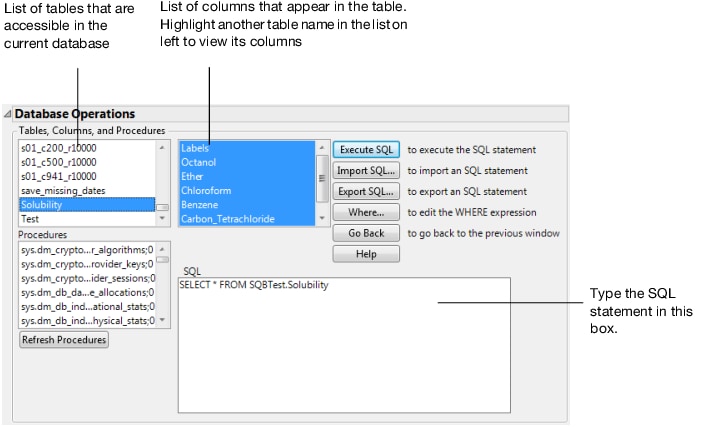 Reading All Variables from the Solubility Table Stored in an Excel File