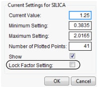 Factor Settings Window