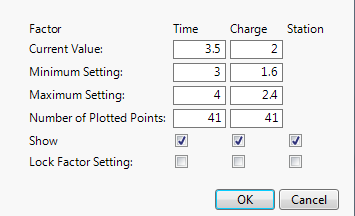 Factor Settings Window