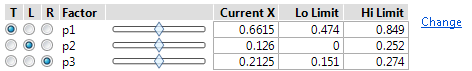 Factor Settings and Controls