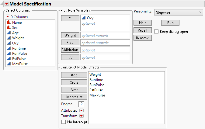 Completed Fit Model Launch Window