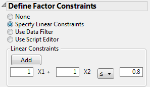 Linear Constraint