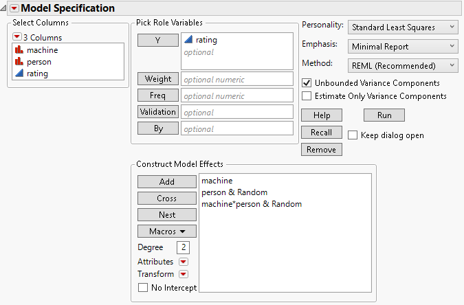 Fit Model Launch Window for a Model Containing a Random Effect