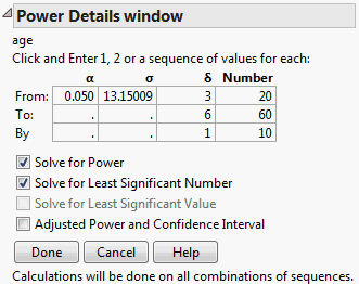 Power Details Window