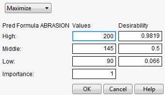 Response Goal Window