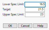 Capability Analysis Window