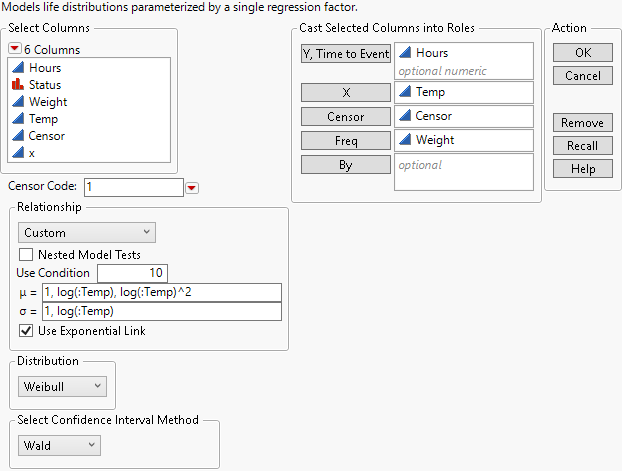 Custom Relationship Specification in Fit Life by X Launch Window