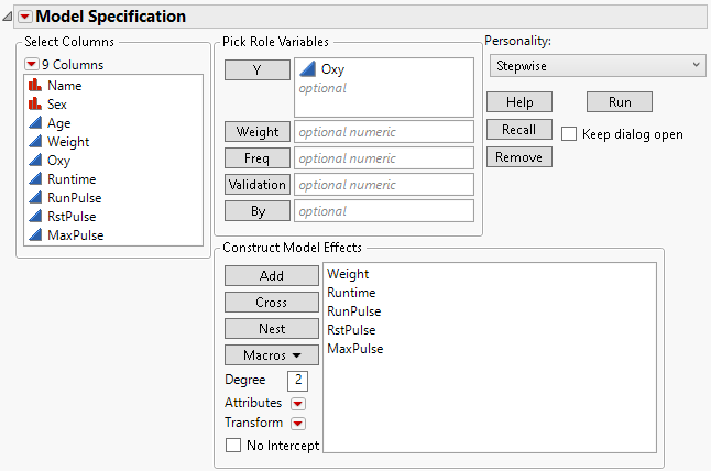 Completed Fit Model Launch Window