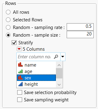 Stratified Subsets