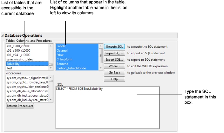 Reading All Variables from the Solubility Table Stored in an Excel File