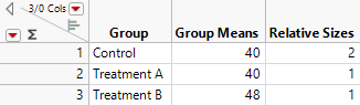 Bacteria.jmp Data Table