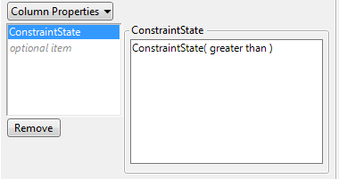 ConstraintState Column Property Panel