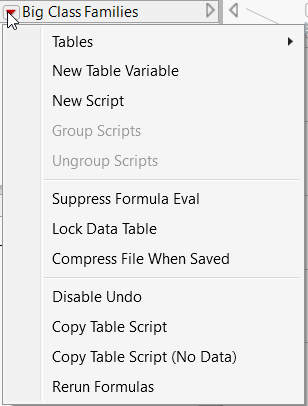 Copying a Table Script