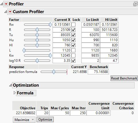 Optimized Custom Profiler Report