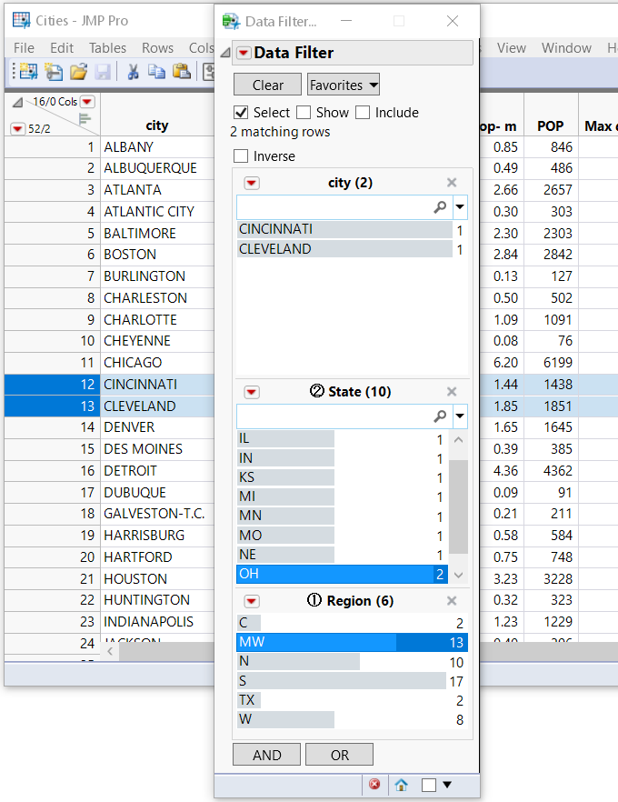 Using the Conditional Option