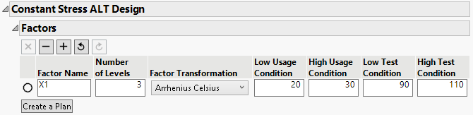 Initial CSALT Test Plan Window