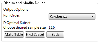 Display and Modify Panel for Extreme Vertices Example