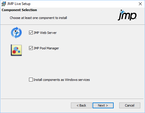 Component Selection Window