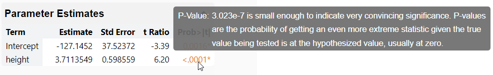 See an Explanation of a P-Value Calculation