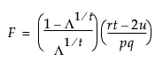 Equation shown here