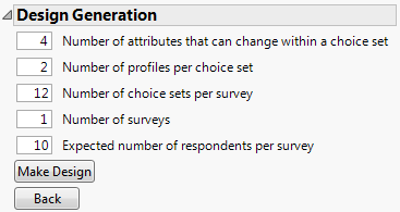 Completed Design Generation Panel