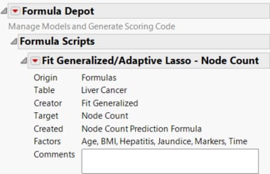 Formula Depot with a Generalized Model