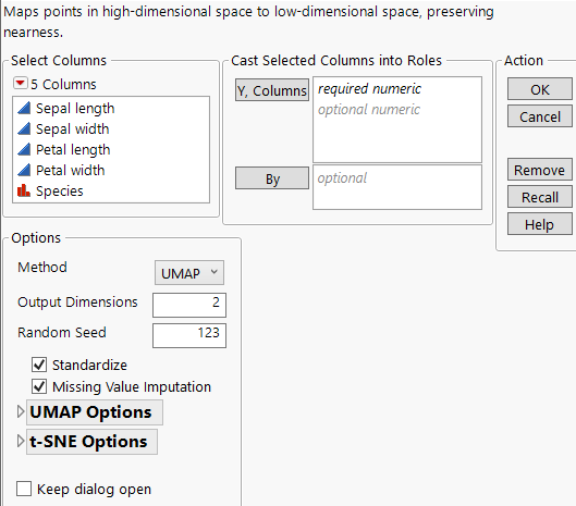 Multivariate Embedding Launch Window