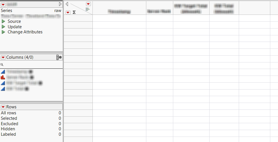 Imported Table from PI Server Import