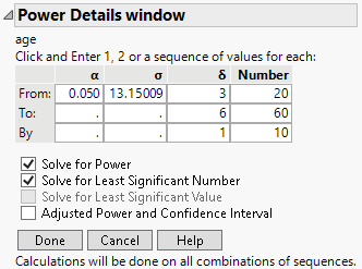 Power Details Window