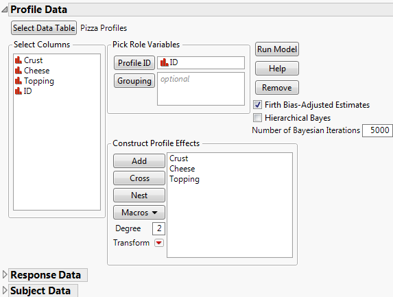 Profile Data