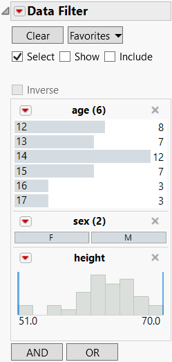 Data Filter Panel