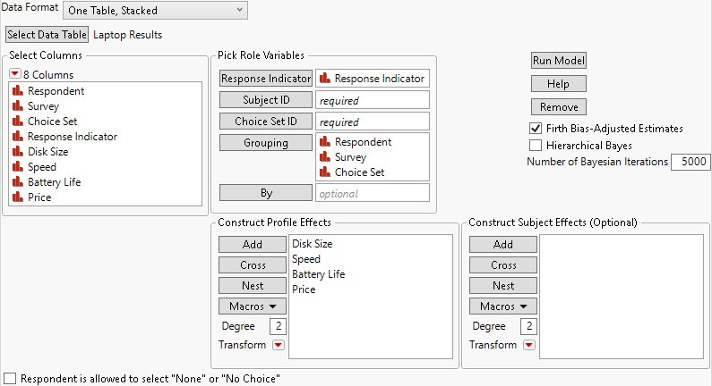 Choice Model Launch Window