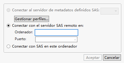 Connect to SAS Server