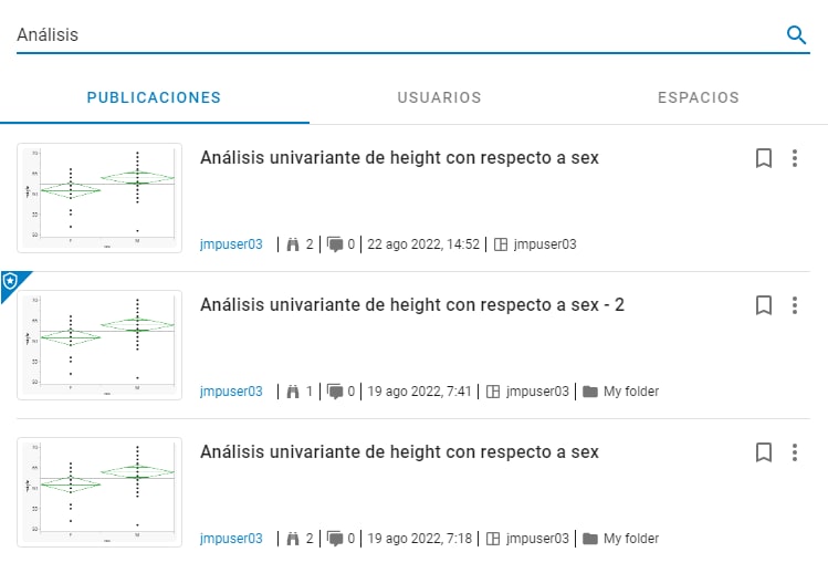 Ejemplo de búsqueda por palabra clave