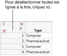 Deselecting Rows