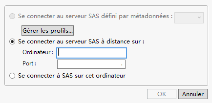 Connect to SAS Server