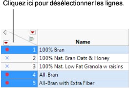 Deselecting Rows