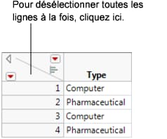 Deselecting Rows