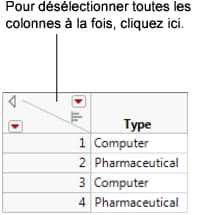 Deselecting Columns