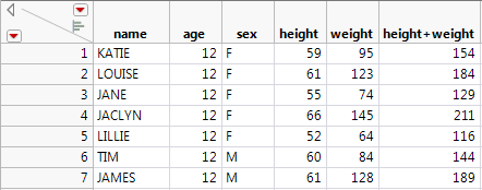 Data Table with Formula Column