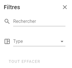 Filter Options on Spaces