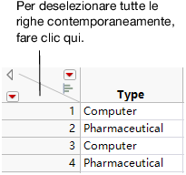 Deselecting Rows