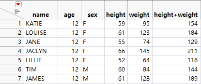 Data Table with Formula Column