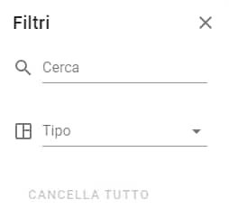 Filter Options on Spaces