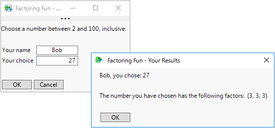 Factor Numbers Interactively