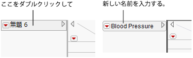 データテーブル名の変更